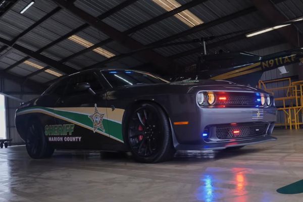 Police Department Turns Dodge Challenger Hellcat Seized From Drug Dealer Into Police Car - autojosh