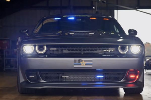 Police Department Turns Dodge Challenger Hellcat Seized From Drug Dealer Into Police Car - autojosh 