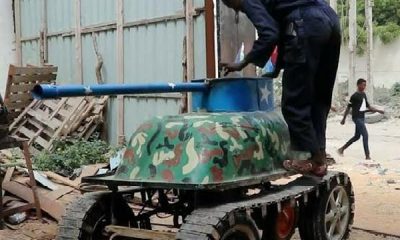 Somali Mechanic Becomes National Icon After Building DIY Tank - autojosh