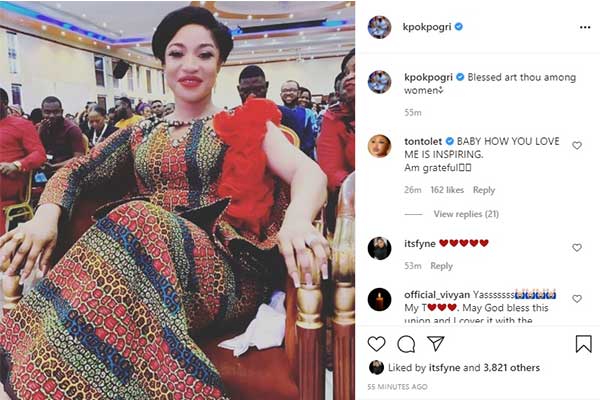 Tonto Dikeh Purchases A Toyota Hilux For Her Man Prince Kpokpogri On His Birthday