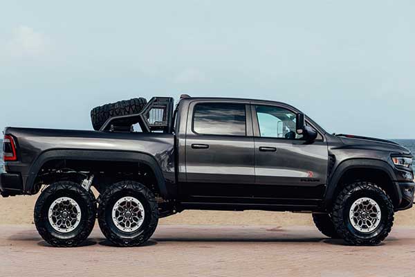 Check Out This Dodge Ram TRX 6x6 Called Warlord Done By Apocalypse Manufacturing