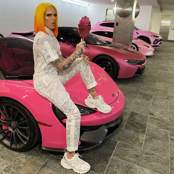 Meet Jeffree Star, The World's Richest YouTuber - Checkout His Insane 'Pink' Car Collection - autojosh 