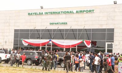 Jubilation As First Commercial Flight Lands At Bayelsa Airport - autojosh