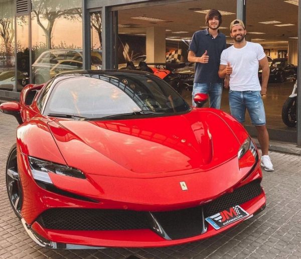 New Barcelona Signing Sergio Aguero Splashes $591,000 On 986-hp Ferrari SF90 Stradale - autojosh 