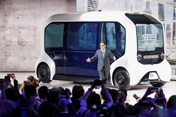 Toyota Self-driving Bus Resumes Services At Olympic Village After One Collided And Injured An Athlete - autojosh 