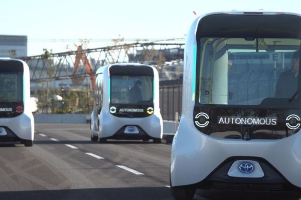 Toyota Self-driving Bus Resumes Services At Olympic Village After One Collided And Injured An Athlete - autojosh 