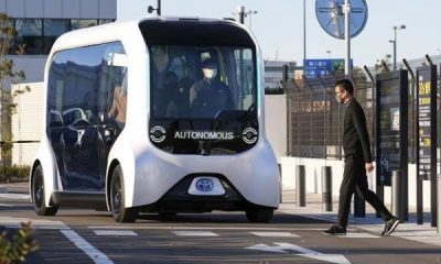 Toyota Self-driving Bus Resumes Services At Olympic Village After One Collided And Injured An Athlete - autojosh