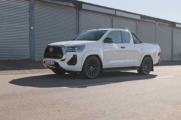 Check Out This 2019 Toyota Hilux Fitted With A 6.2 V8 AMG Engine 