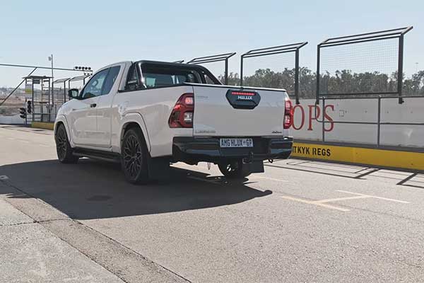 Check Out This 2019 Toyota Hilux Fitted With A 6.2 V8 AMG Engine
