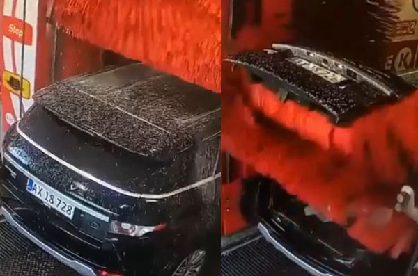 Watch : Automated Car Washing Machine Damaged The Tailgate Of Customers SUV - autojosh
