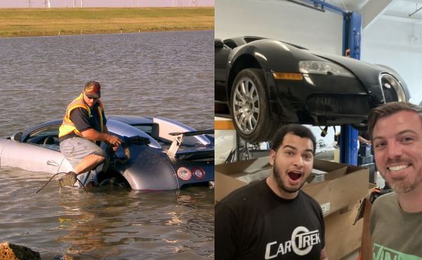 $1.1m Bugatti Veyron Purposely Driven Into Lake To Scam Insurance Company Is Finally Being Rebuilt - autojosh