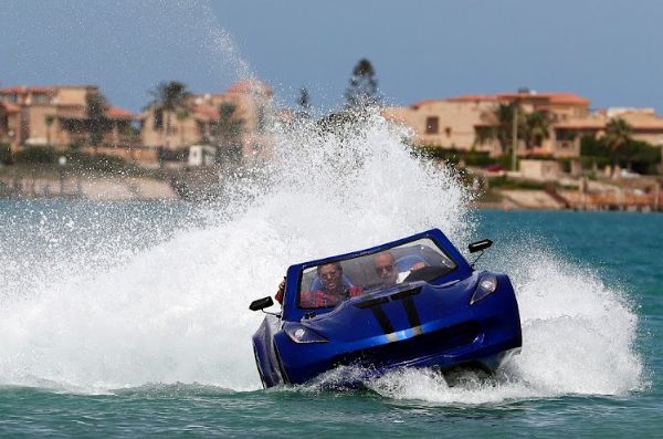 Luxury Sports Cars That Can Drive On Water Turns Heads In Egypt - autojosh 
