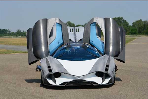 Devel Has Begun Testing Its 5000hp 12.3-Litre V16 Sixteen Hypercar Prototype