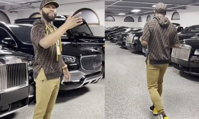 Floyd Mayweather Shows Off His All-black 'Sweet 16' That Includes Ferraris, Rolls-Royces, Bentleys, Lamborghini, Maybachs - autojosh