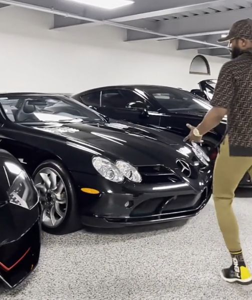 Floyd Mayweather Shows Off His All-black 'Sweet 16' That Includes Ferraris, Rolls-Royces, Bentleys, Lamborghini, Maybachs - autojosh