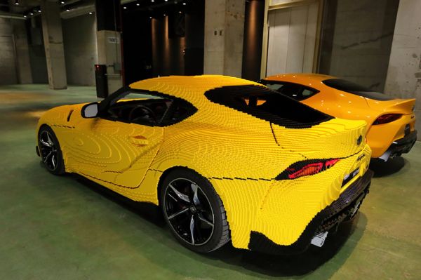 Toyota And LEGO Builds Full-Size Drivable GR Supra Out Of 477,303 Bricks - autojosh 