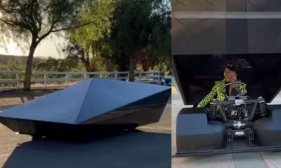 Lo Res Car : This Lamborghini Countach-inspired UFO Car Has No Doors And It Sits Two - autojosh