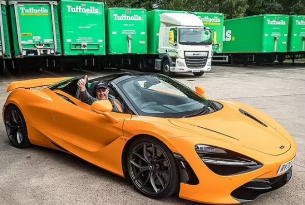Lorry Driver Uses £25 To Win McLaren 720S Spider Worth £275,000, Plans To Sell It - autojosh 