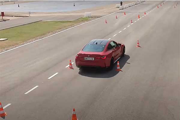 2021 BMW M4 Competition Fails The Famous Moose Test