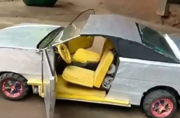 15-Yr-Old Nigerian Shows Off His Car Models, Including A Lamborghini With Automatic Turning Doors - autojosh 