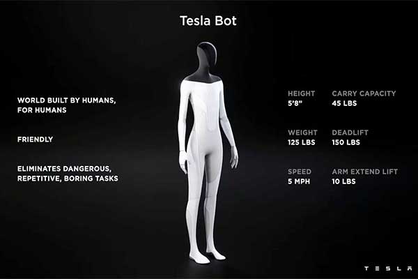 Elon Musk Set To Launch AI Controlled Humanoid Robot Prototype