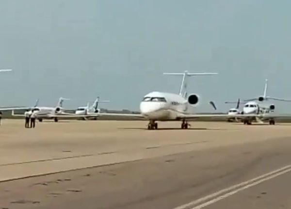 Over 100 Private Jets In Kano As Billionaire Nigerian Leaders Attends Yusuf Buhari's Wedding - autojosh 