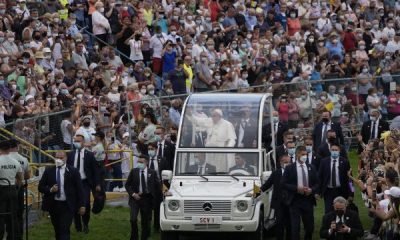 Popemobile : Pope Francis Uses Glass-sided Armoured Mercedes G-Class During His Trip To Slovakia - autojosh