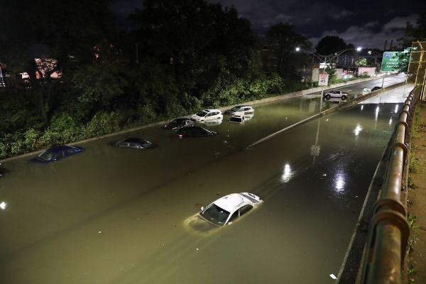 Vehicles, Roads & Houses Remain Underwater In United States Due To Rainfall & Floods Caused By Hurricane Ida - autojosh 