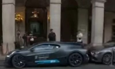 Owner Reversing His Bugatti Divo Worth $5.8 Million Hit Mercedes - autojosh