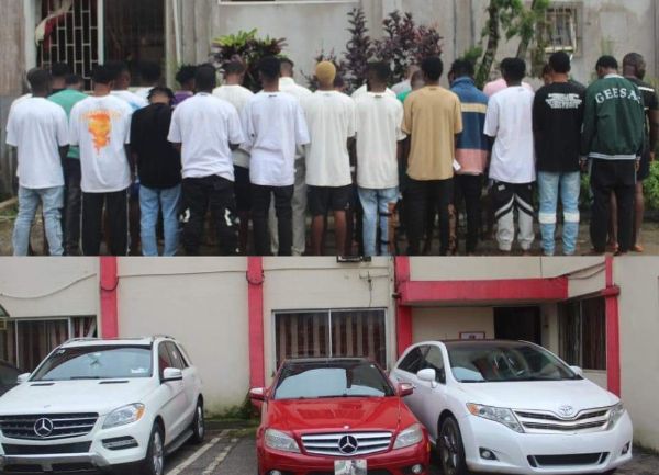 EFCC Arrest Naira-throwing Yahoo Boys In Benin, Seizes 13 Cars, Including 7 Lexus', 3 Mercedes - autojosh 