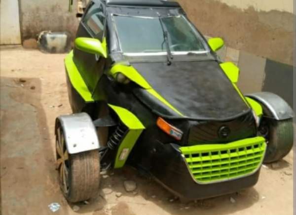 Meet The Nigerian Who Built His Own Luxury 3 Wheeler Cos He Couldn't Afford A Polaris Slingshot - autojosh 
