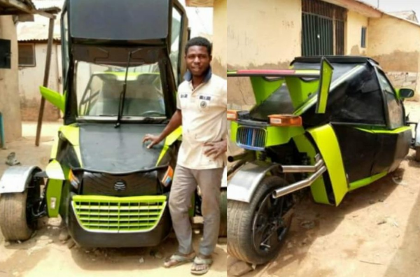Meet The Nigerian Who Built His Own Luxury 3 Wheeler Cos He Couldn't Afford A Polaris Slingshot - autojosh