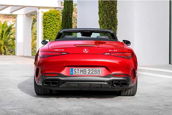 Mercedes-Benz Spills The Latest SL With A 2+2 Seat And Fabric Roof