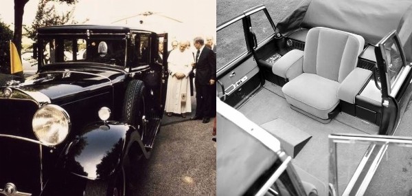 Mercedes Popemobiles Through The Years, Starting From Nürburg 460 Limo, Delivered 91 Years Ago - autojosh