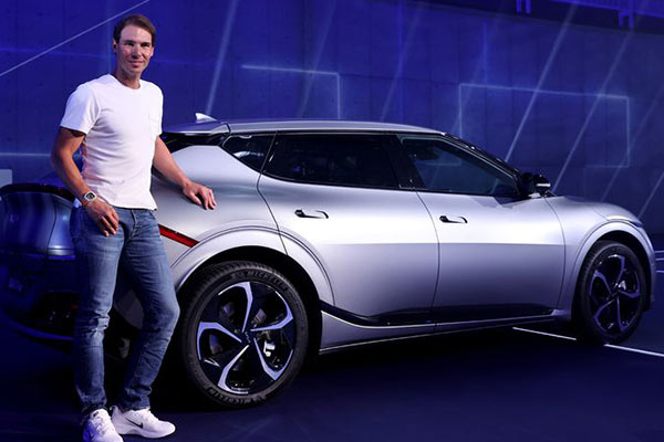 Tennis Star Rafael Nadal Gets Customized Kia EV6 GT-Line - autojosh