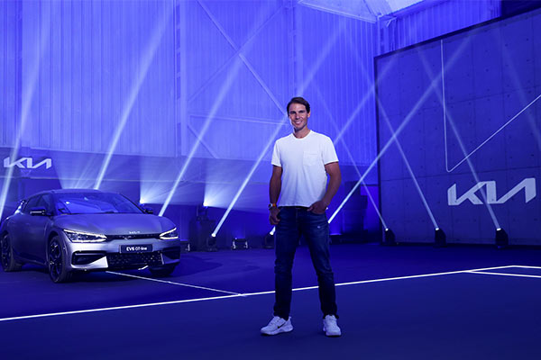 Tennis Star Rafael Nadal Gets Customized Kia EV6 GT-Line - autojosh 