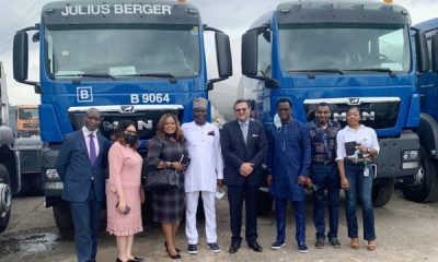 380km Abuja-Kaduna-Kano Expressway : SCOA Hands Over MAN Trucks, Machines To Julius Berger - autojosh