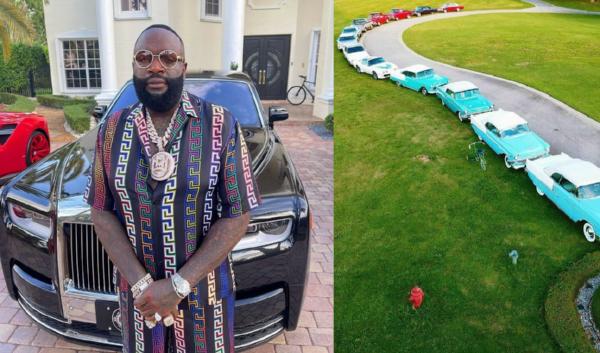 How many cars does Rick Ross have? Rapper shows off Louis Vuitton tank  ahead of inaugural Car Show