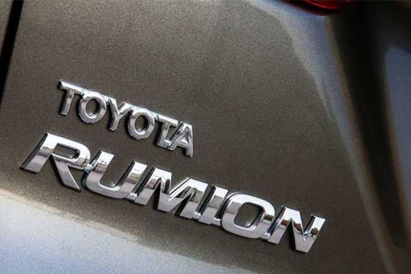 Toyota Launches Suzuki Based Rumion MPV For Africa Market (Photos)