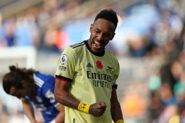 Arsenal Star Aubameyang Poses In The Front Boot Of His Red Ferrari LaFerrari Worth ₦1.4 Billion - autojosh 