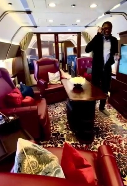 Get To See How Billionaire Femi Otedola Flies Around The World In This Lavishly Furnished Private Jet - autojosh 