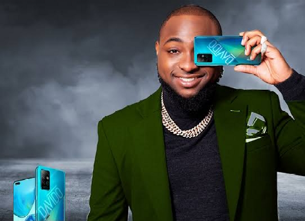 Infinix Ambassador, Davido, Promotes Note 10 While Posing In A Rolls-Royce Phantom 8 - autojosh 