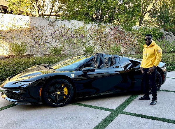 Kevin Hart Takes Delivery  Of The First Ferrari SF90 Spider In The U.S. - autojosh