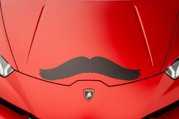 1,500 Lamborghinis Will Wear A Mustache This Month For Movember Men’s Health Charity - autojosh 