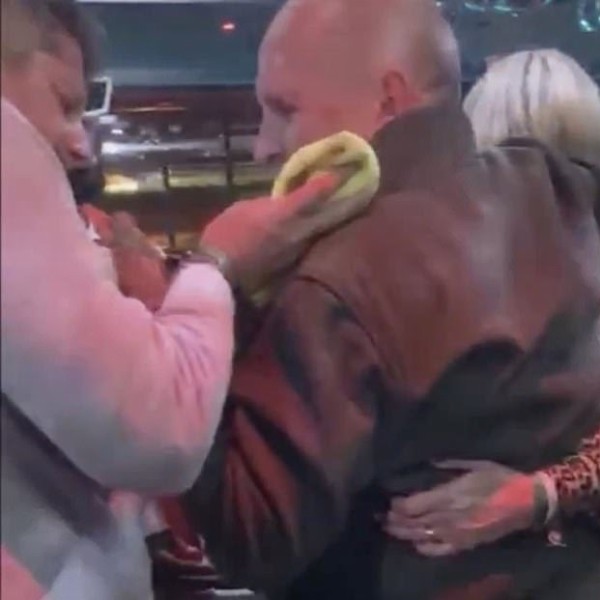 Moment Wyclef Slipped And Dropped Jaguar Land Rover CEO On His Head After Singer Carried Him On His Shoulders - autojosh 