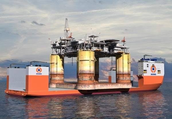 Meet The Boka Vanguard, A Semi-submersible Heavy-lift Ship That Carries Other Ships, Oil Rigs - autojosh 