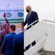 (PHOTOS) Buhari's Air Force Jet, Biden's Air Force One, Bezos' Gulf Stream Leads 400 Private Jets Into COP26 Meeting - autojosh