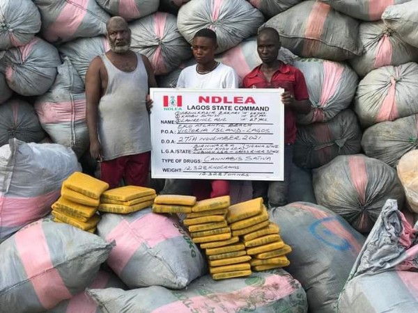 NDLEA Intercepts 12,385-kg Drugs Smuggled Into Lagos On Waterways, Seizes Two Trucks, Toyota Sienna - autojosh 