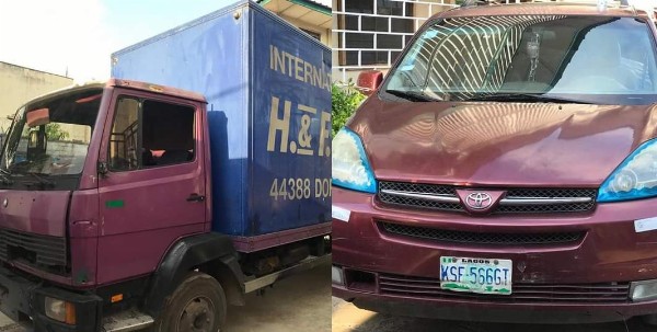 NDLEA Intercepts 12,385-kg Drugs Smuggled Into Lagos On Waterways, Seizes Two Trucks, Toyota Sienna - autojosh