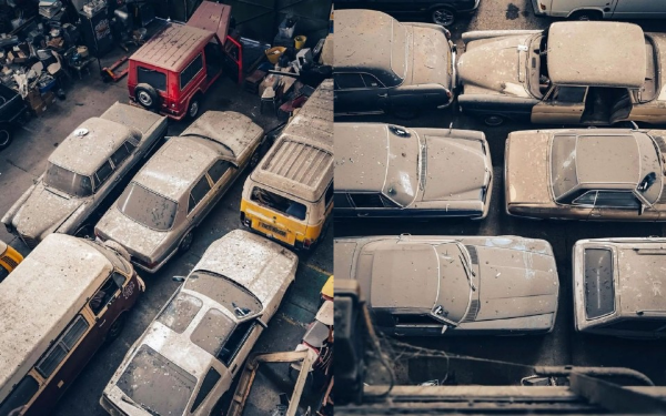 Pictures Of The Day : 175 Abandoned Classic Cars Found Under A Single Roof - autojosh